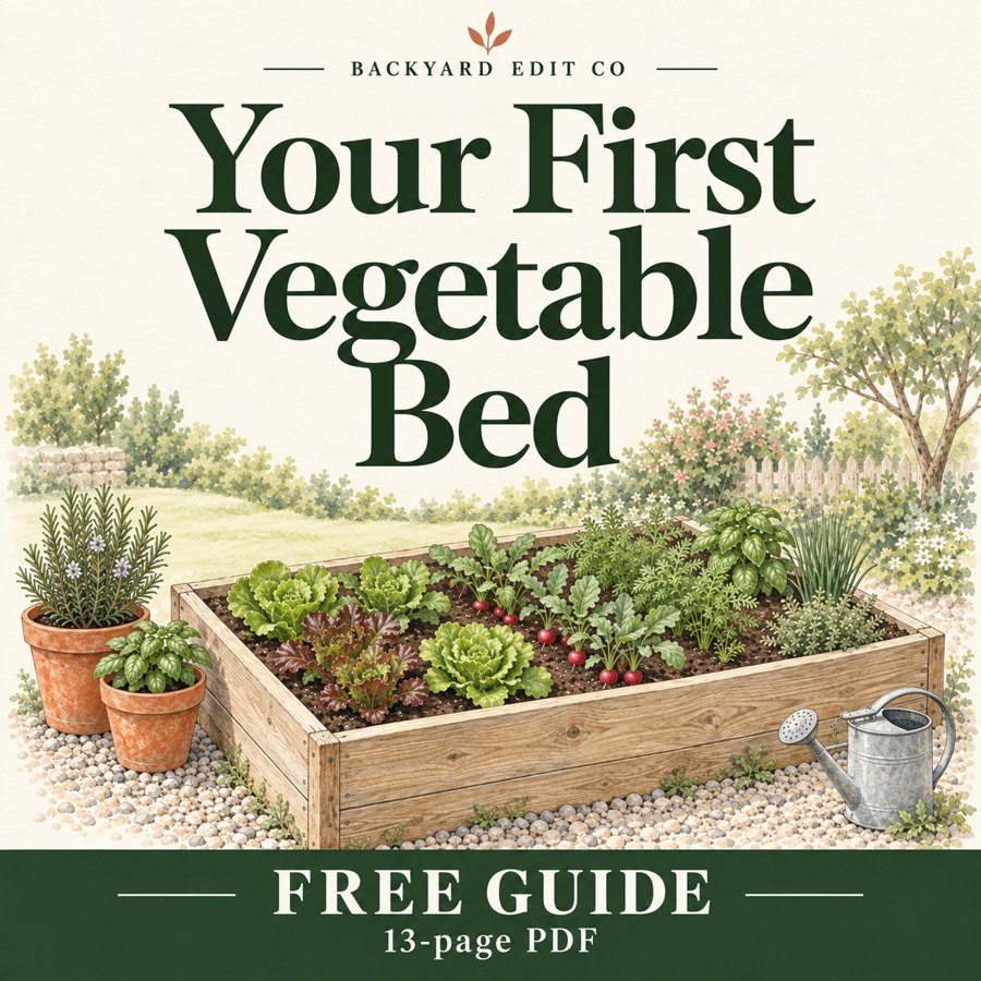 Your First Vegetable Bed digital guide cover